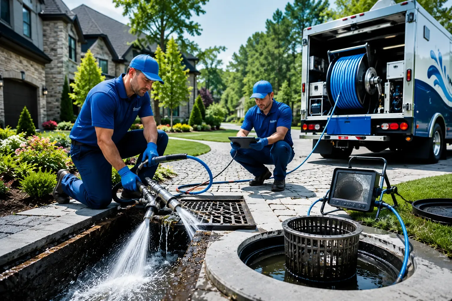 Local outdoor drain cleaning professionals in Tussy, OK